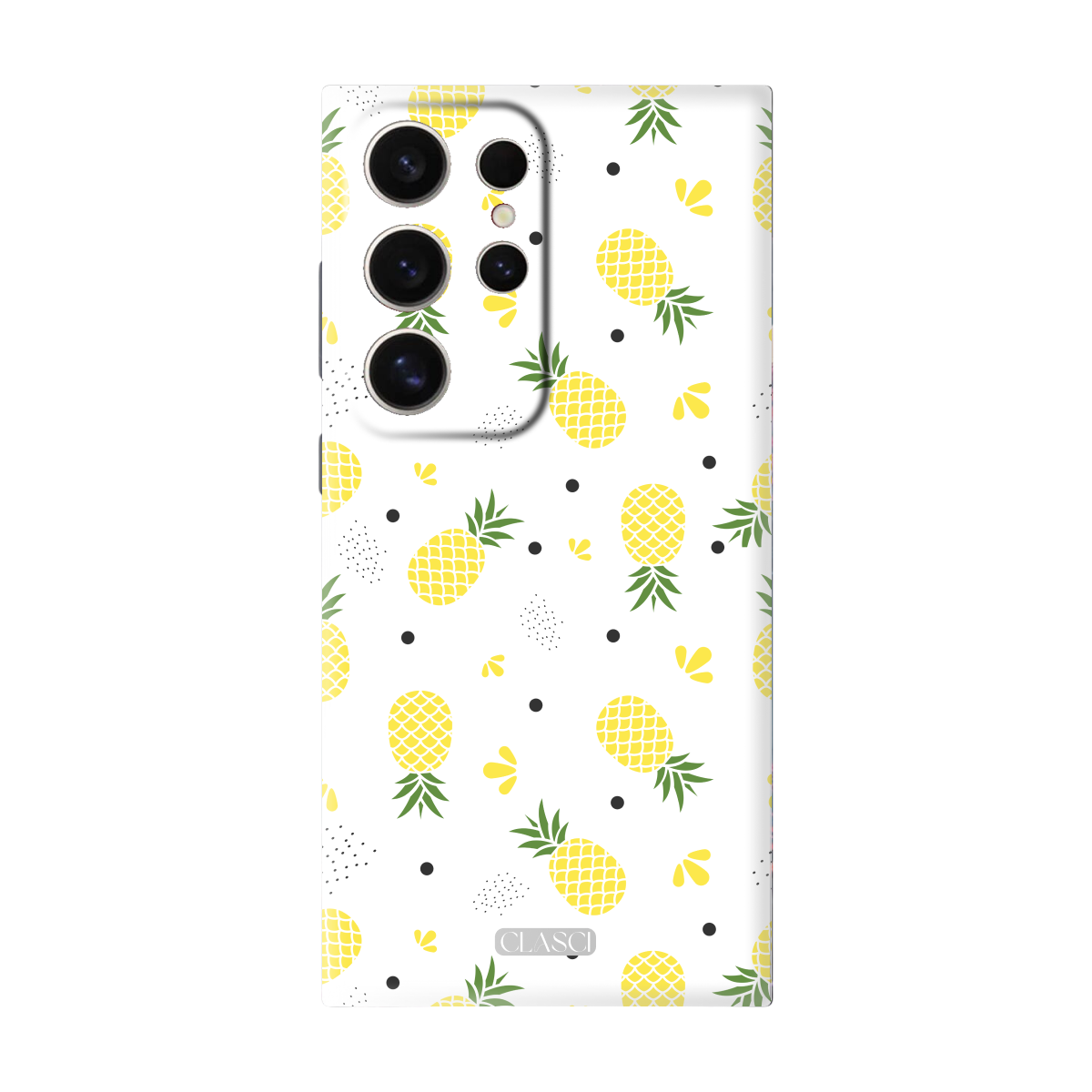Summer Pineapple Vibes Design Silicone Phone Case