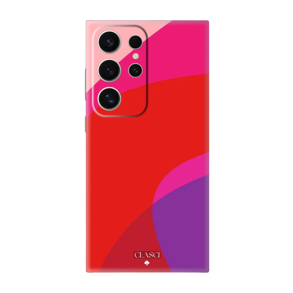 Abstract Red Background Solid Silicone Phone Case