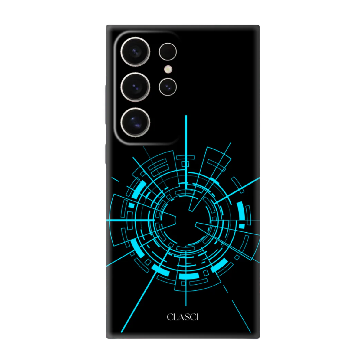 Abstract Technology Background Silicone Phone Case