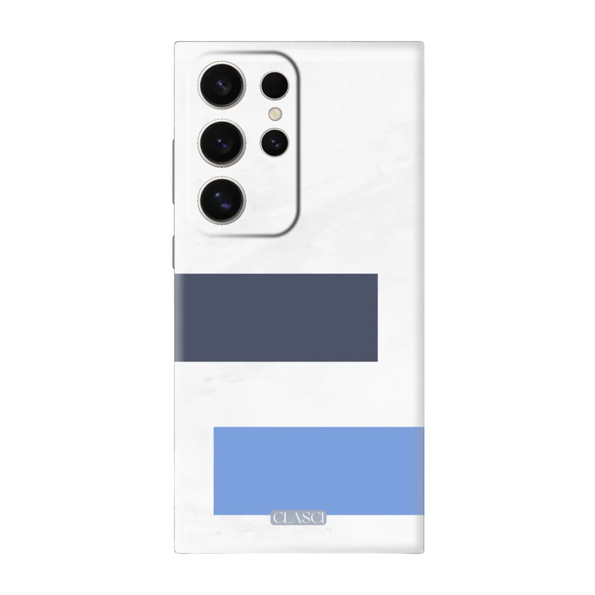 Blue And White Color Palette Silicone Phone Case