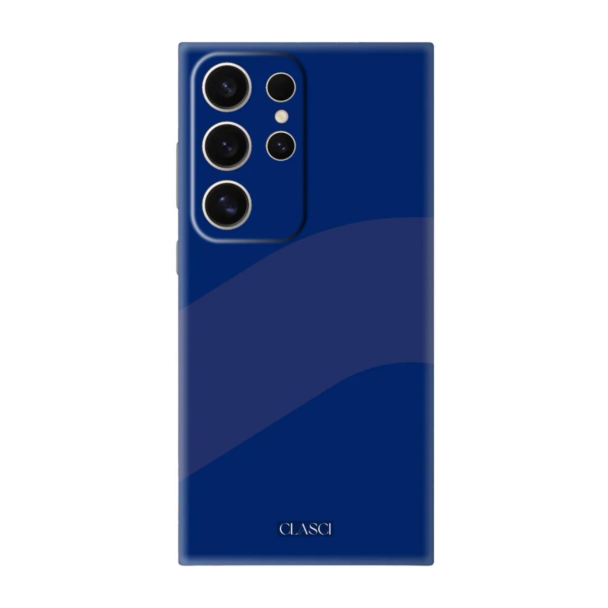 Blue Curves Design Silicone Phone Case