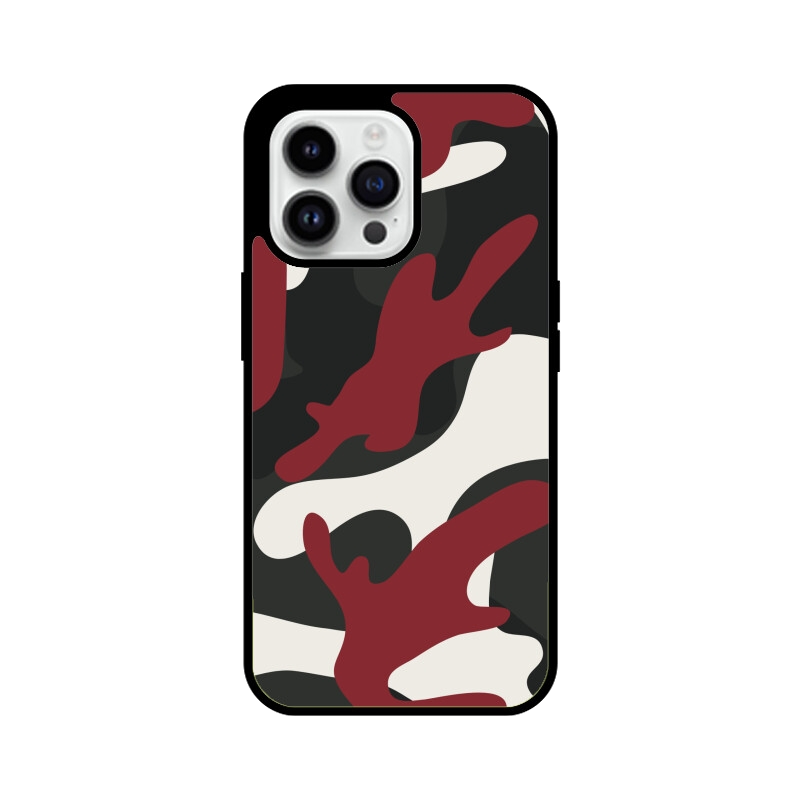 Plum Camouflage iPhone Cover