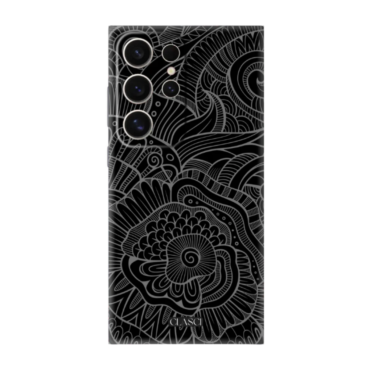 Ethnic Floral Pattern Silicone Phone Case