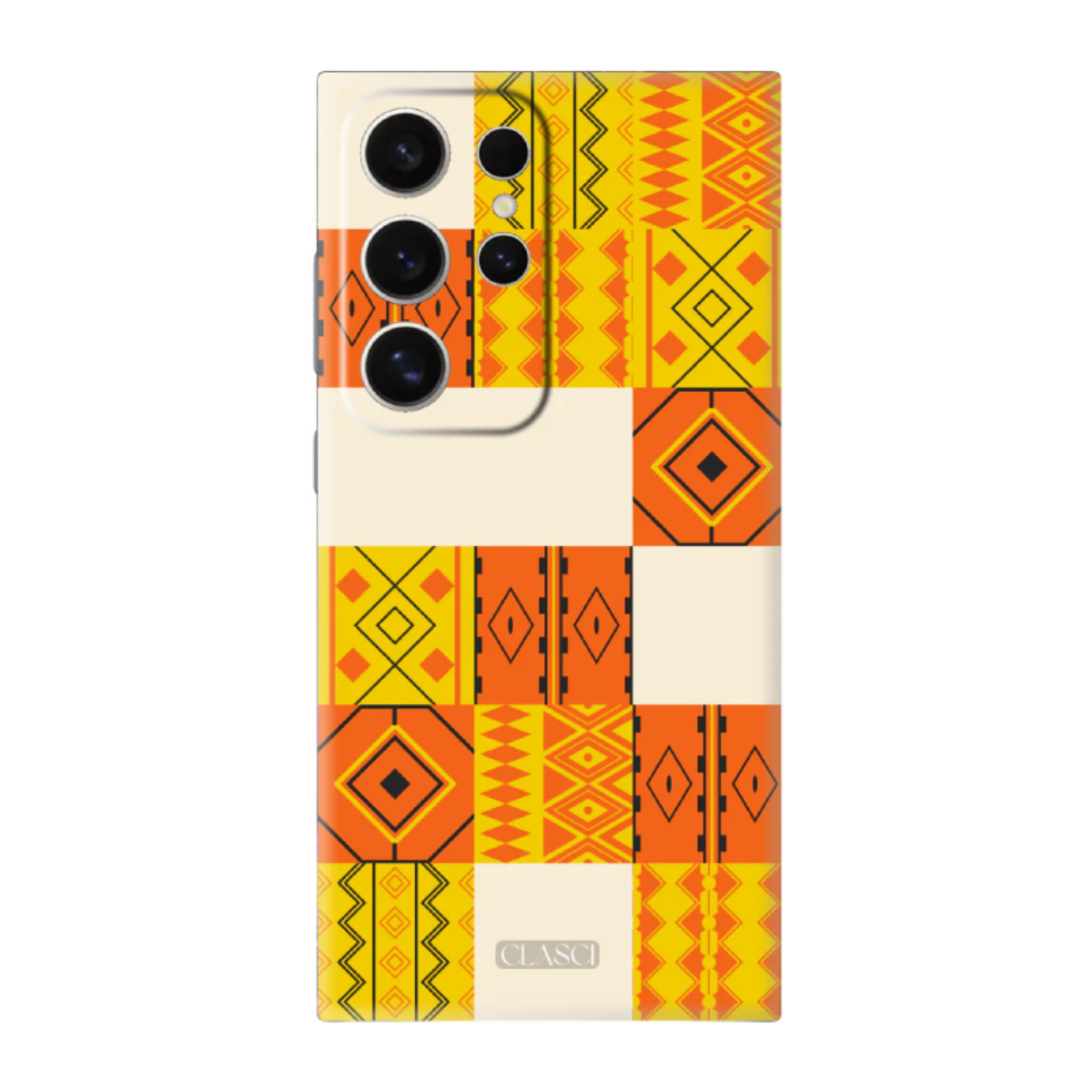 Ethnic Kente Print Silicone Phone Case
