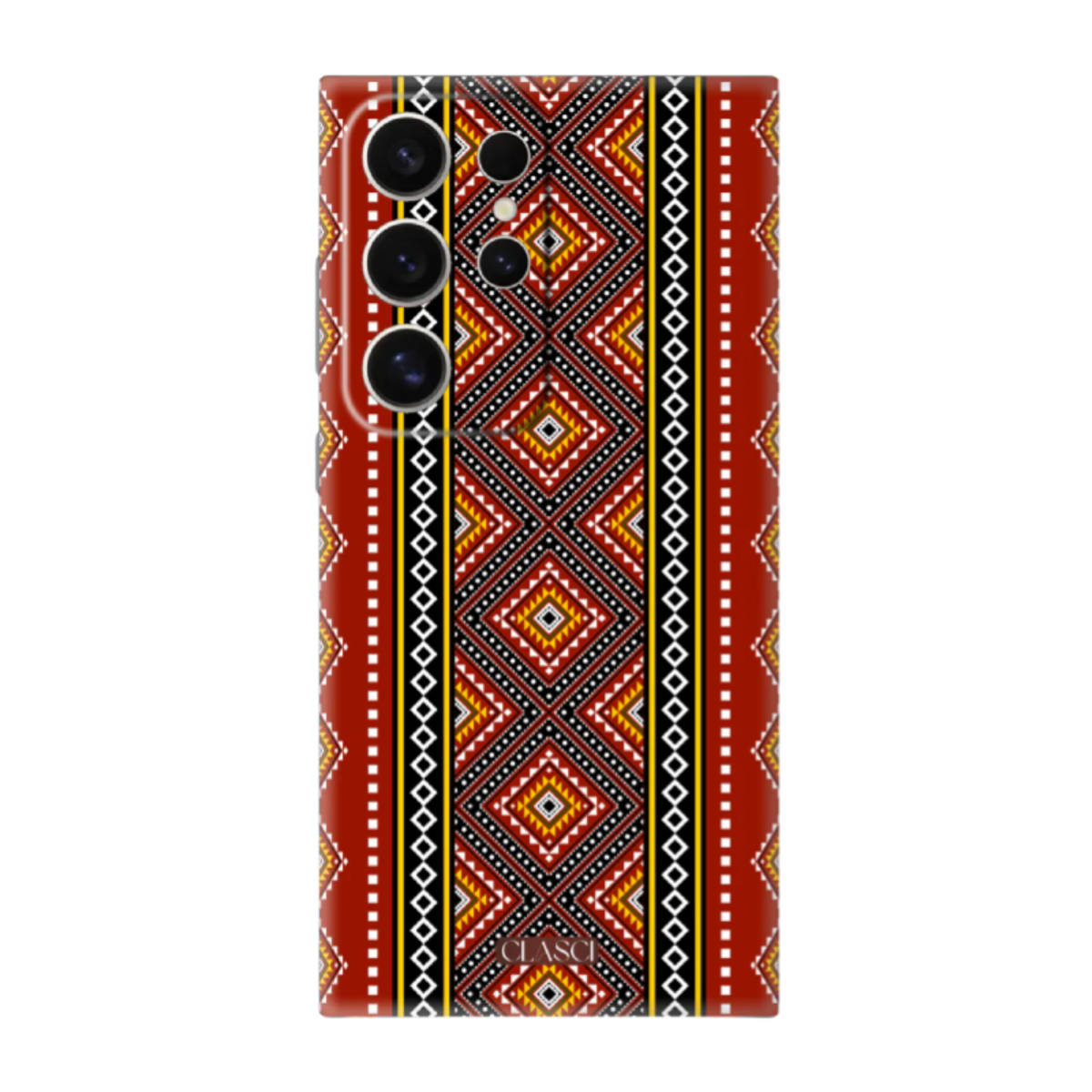 Ethnic Oriental Ikat Silicone Phone Case