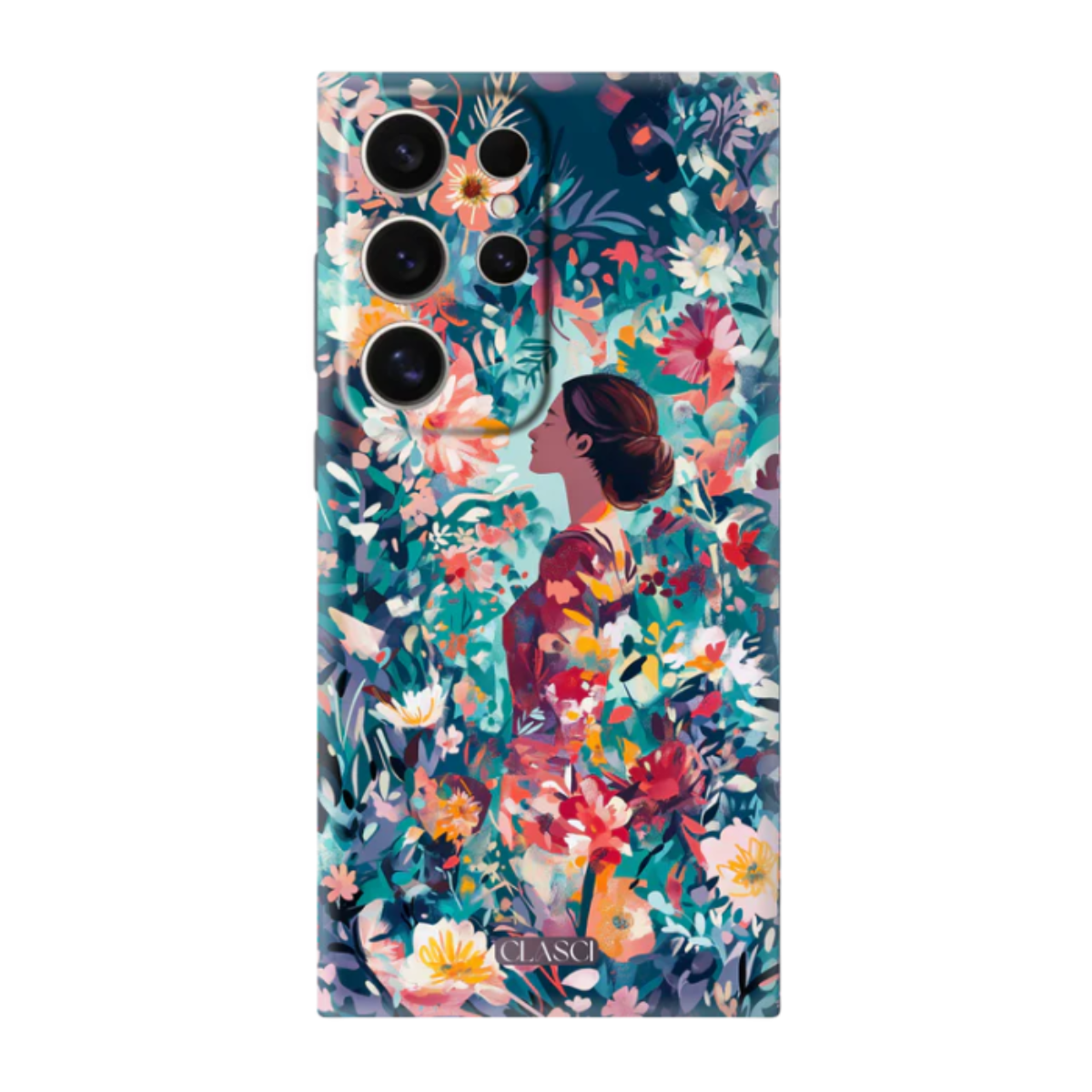Floral Design Phone Cover, Slim and Lightweight