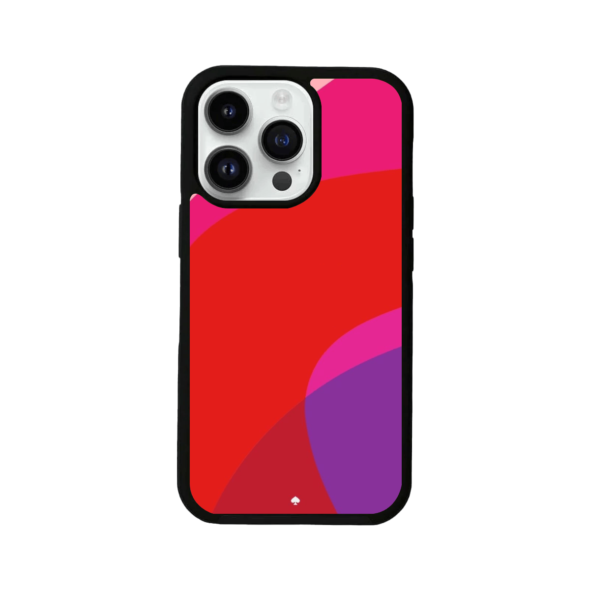 Abstract Red Background Solid Mobile Case