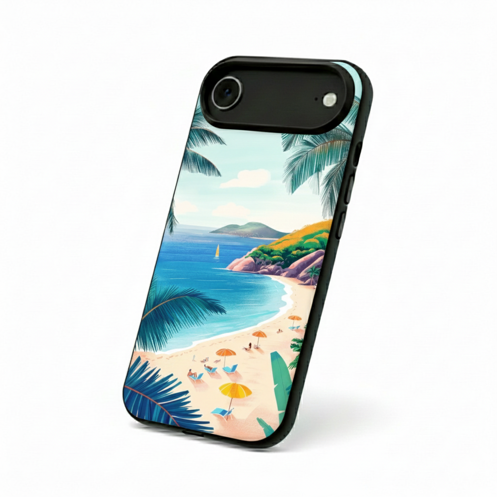 Vibrant Beach iPhone Cover