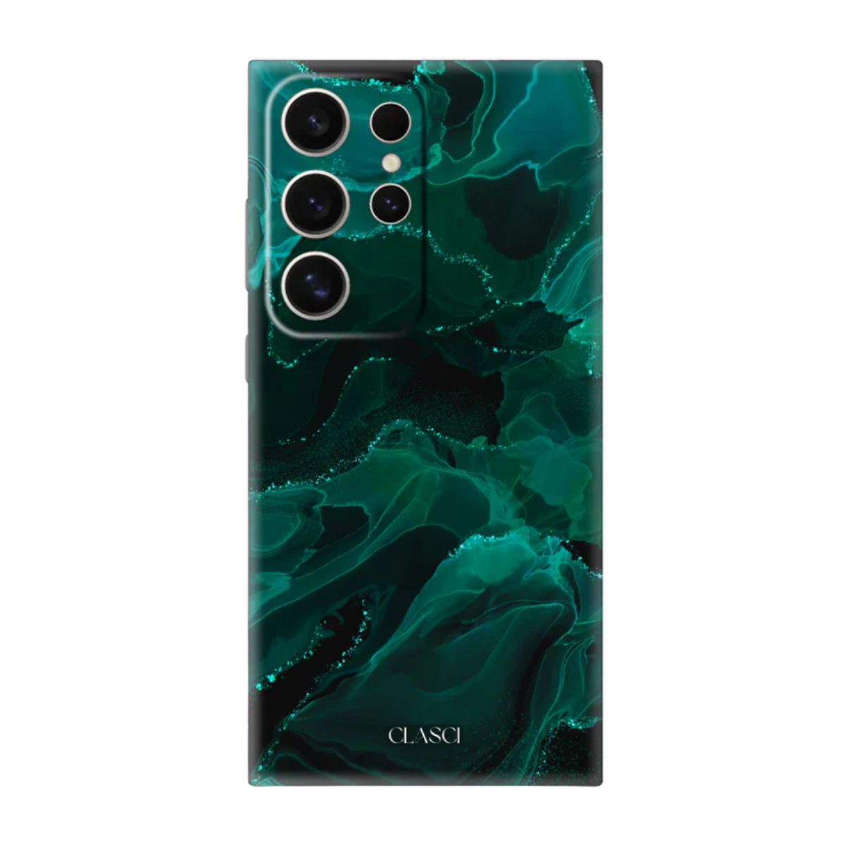 Green Marble Phone Cover, Slim and Lightweight