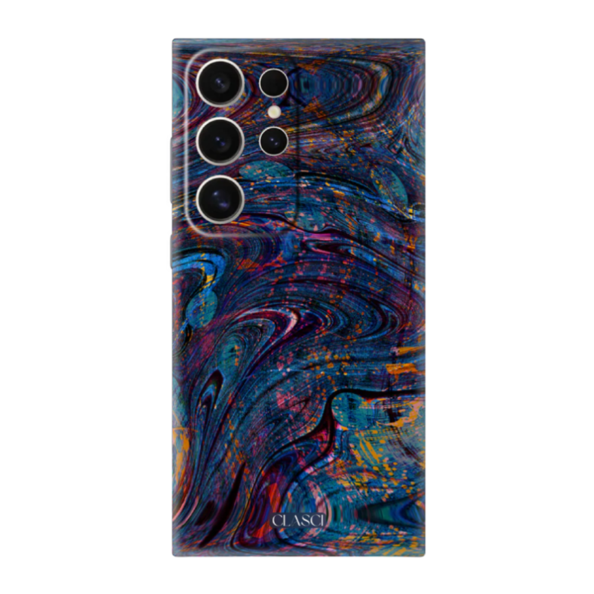 Grunge Blue Phone Cover, Slim and Lightweight