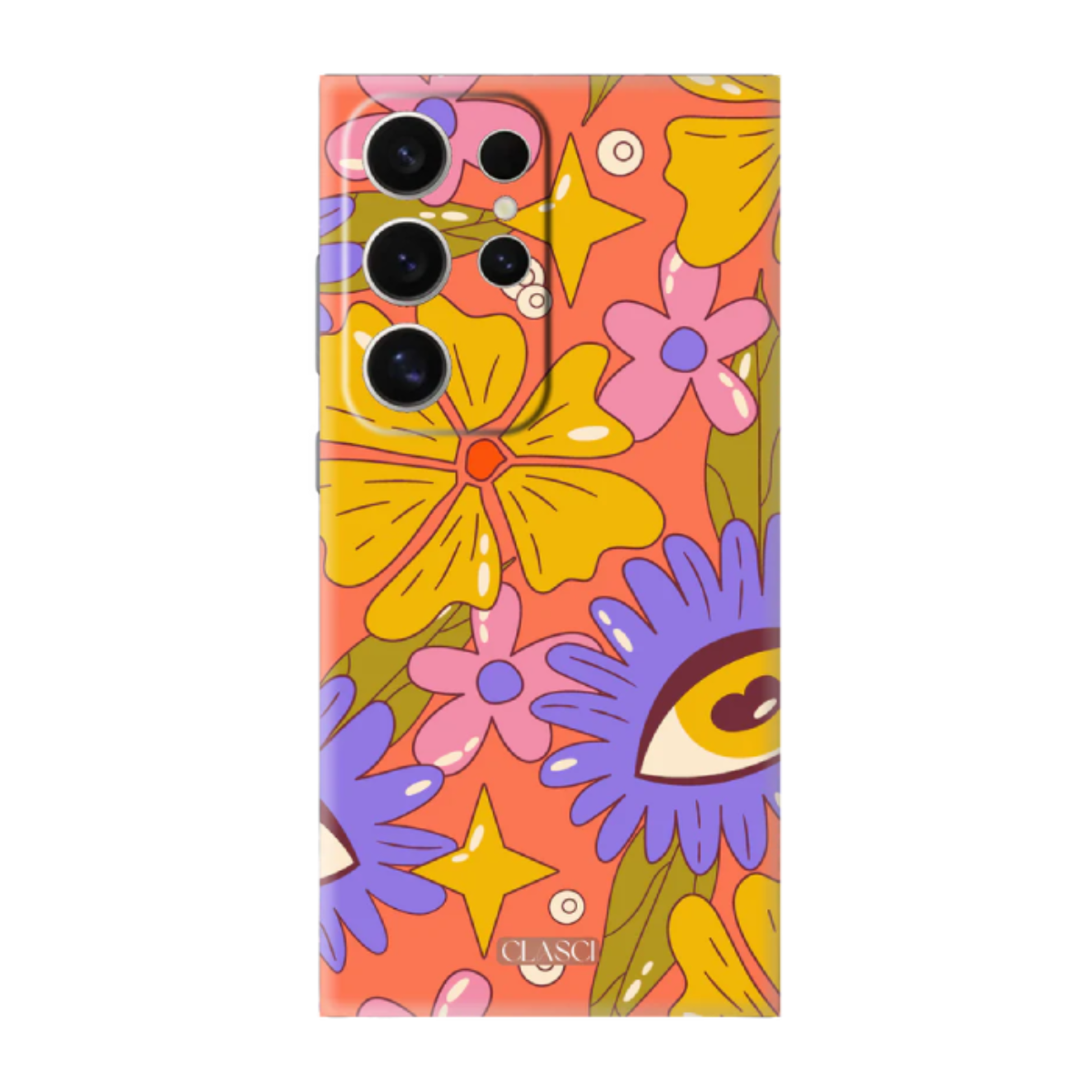 Hippie Art Phone Cover, Slim and Lightweight