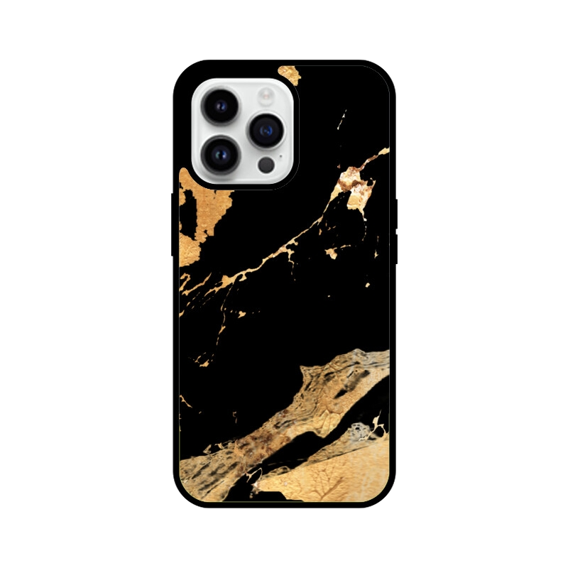 black marble phone case