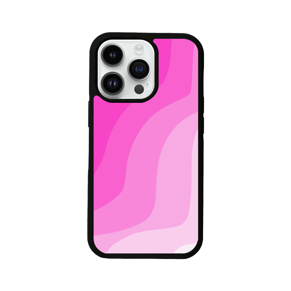 Stunning wavy Pink Gradient Solid Mobile Case
