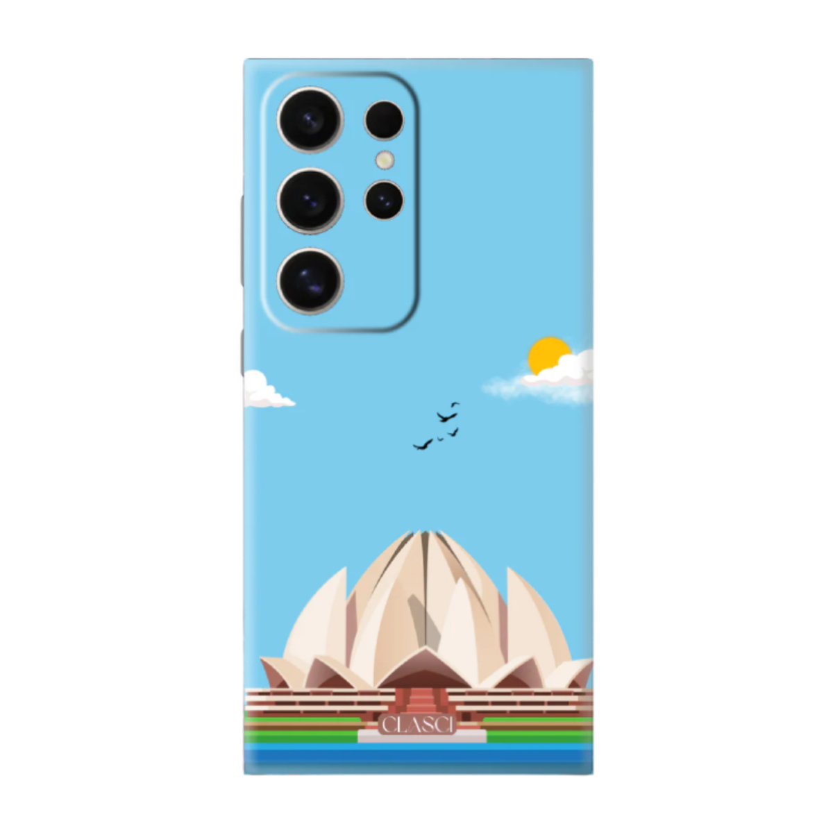 Lotus Temple Phone Cover, Slim and Lightweight