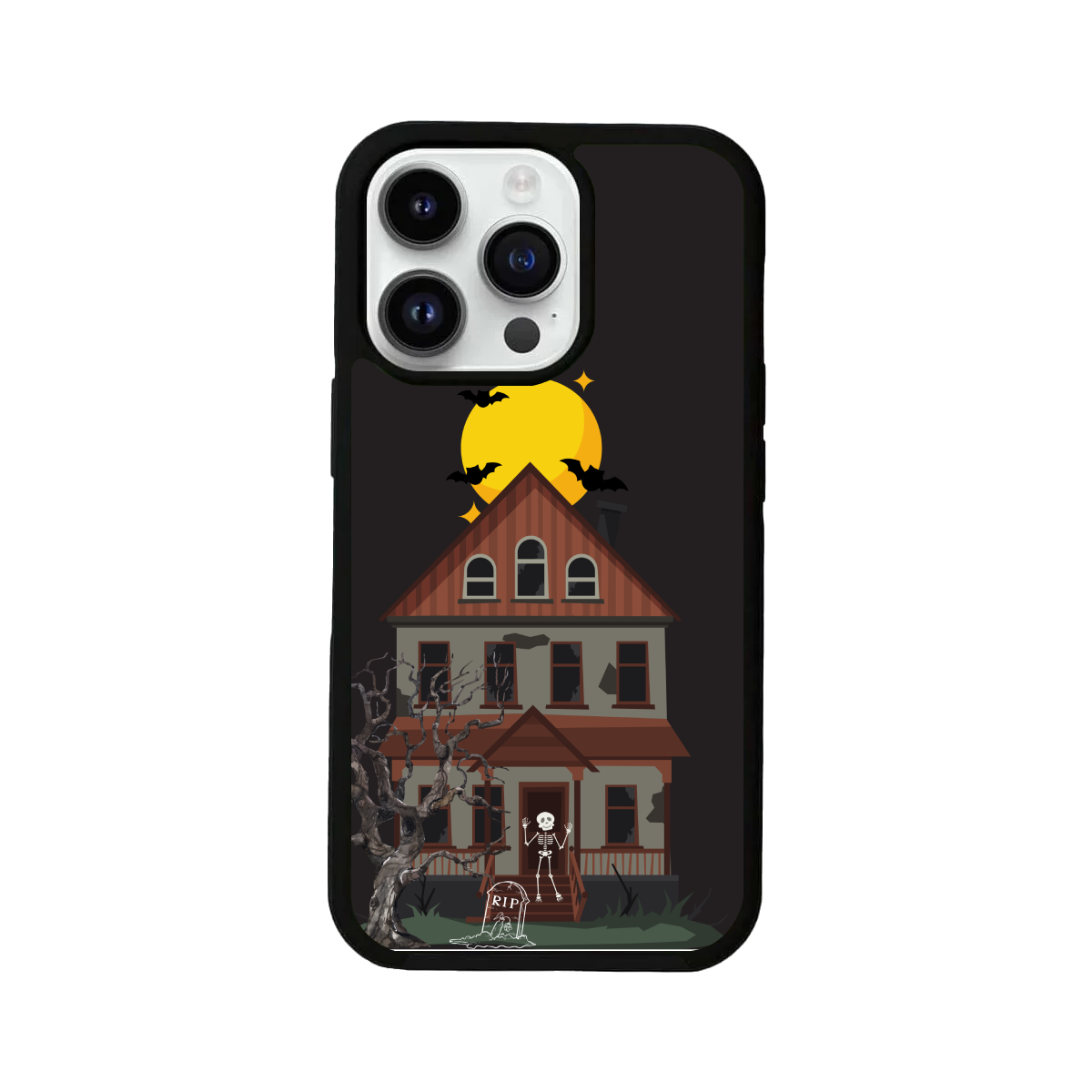 Old Abandoned Haunted House Glass Case