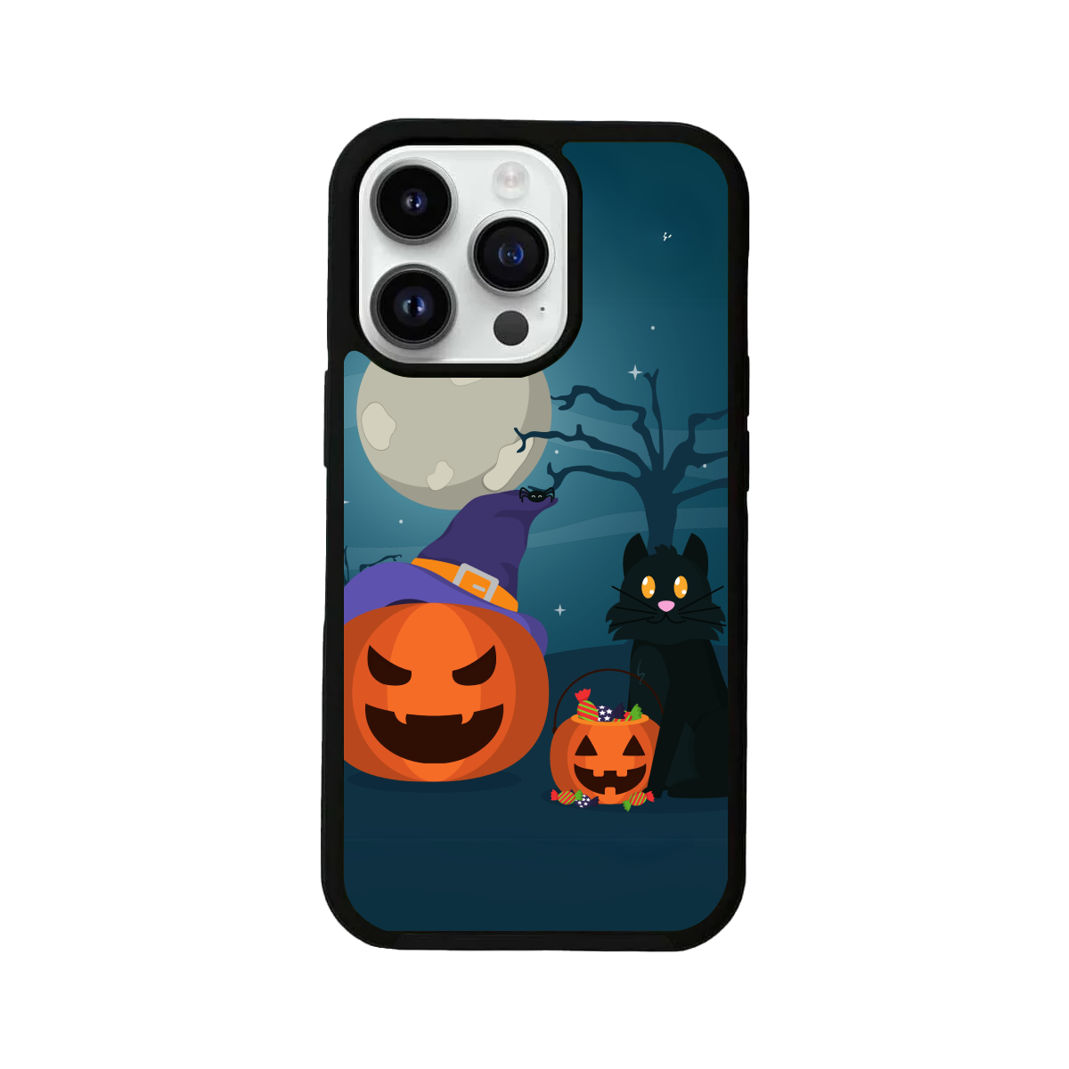 Spooky Helloween Glass Case