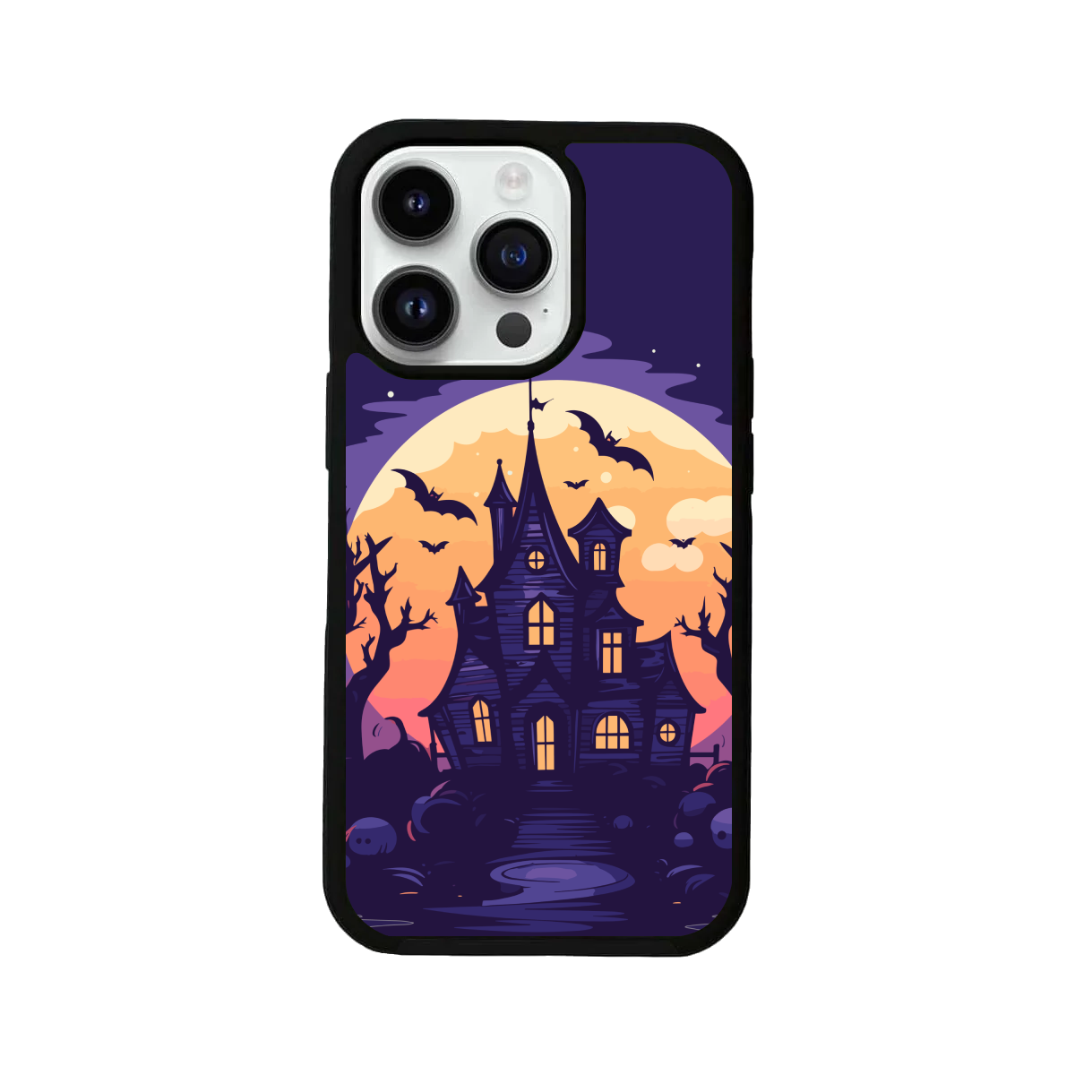 Halloween Aesthetic House Glass Case