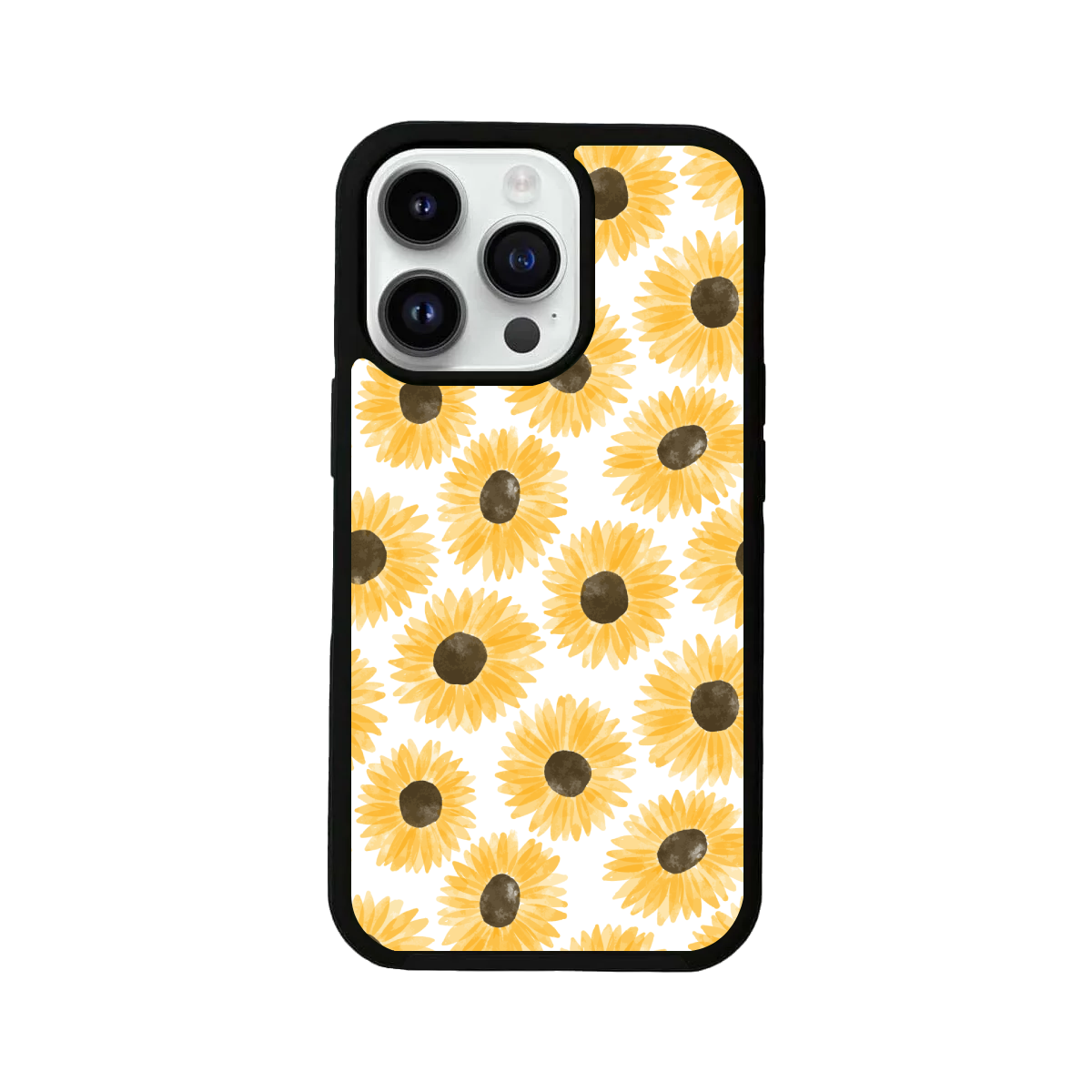 Bright Sunflower Pattern iPhone Cover