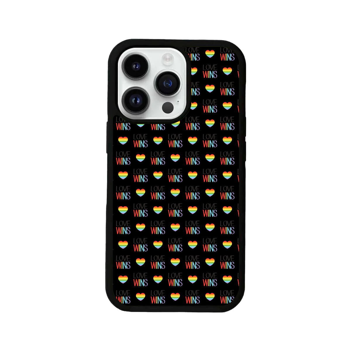 My Pride Love Wins Pattern iPhone Cover