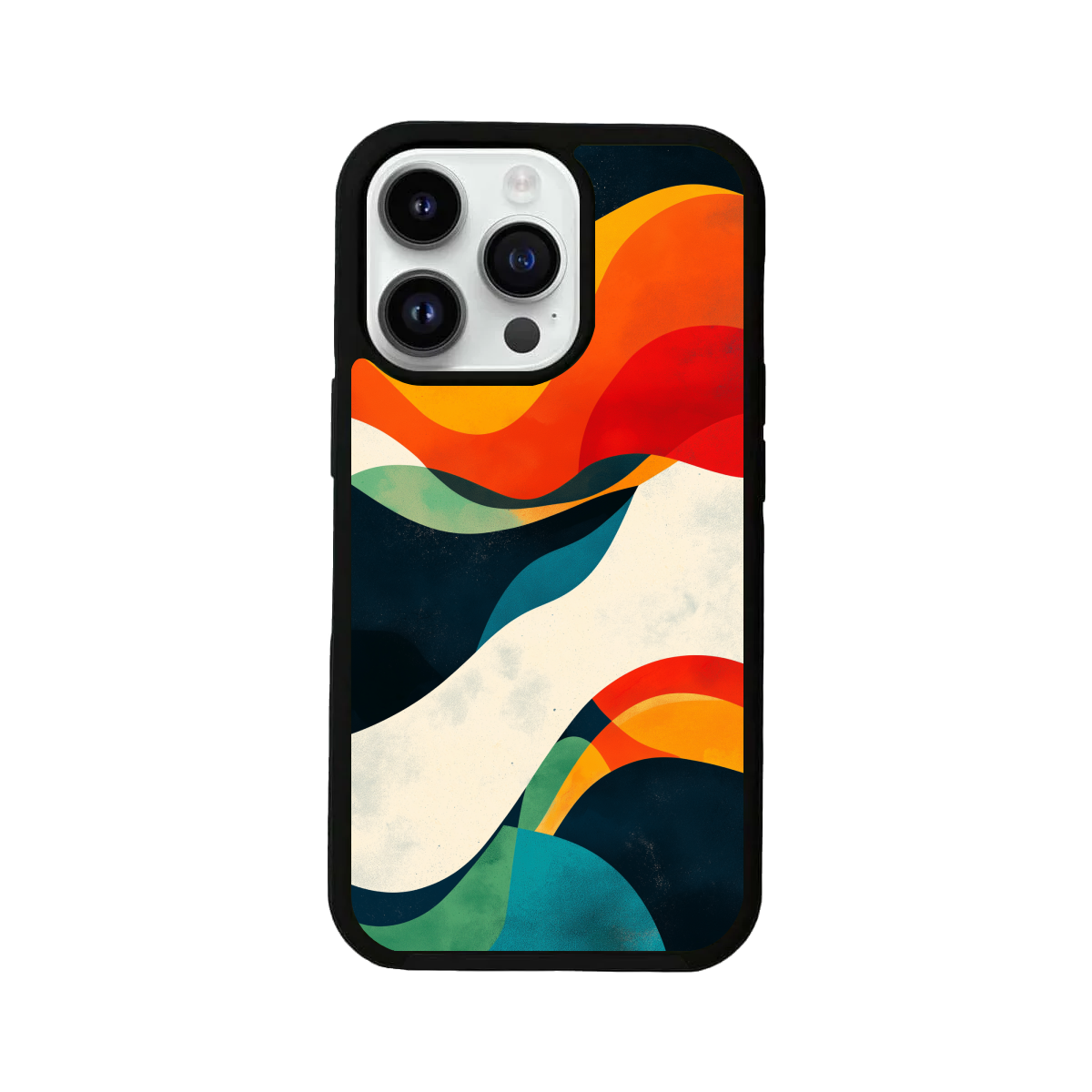 Abstract Wavy Background iPhone Cover