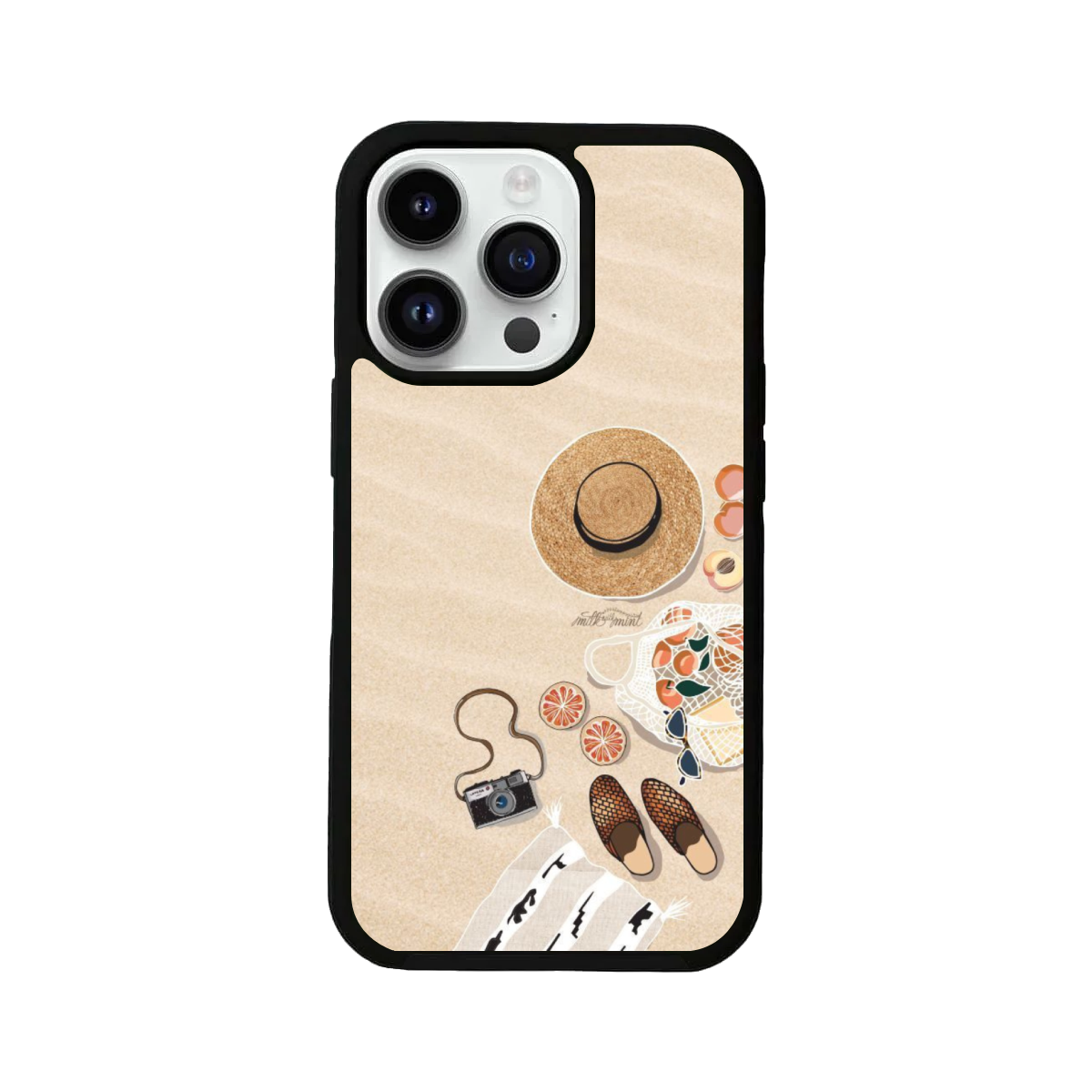 Adorable Beach Elements iPhone Cover