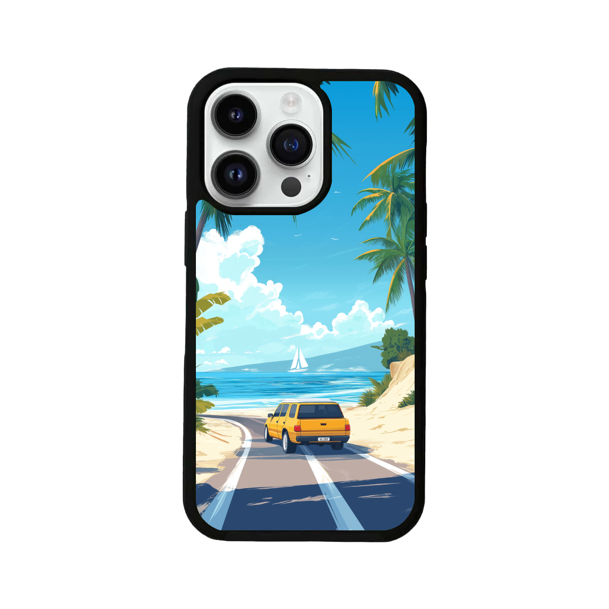 Summer Road Trip illustration iPhone Cover