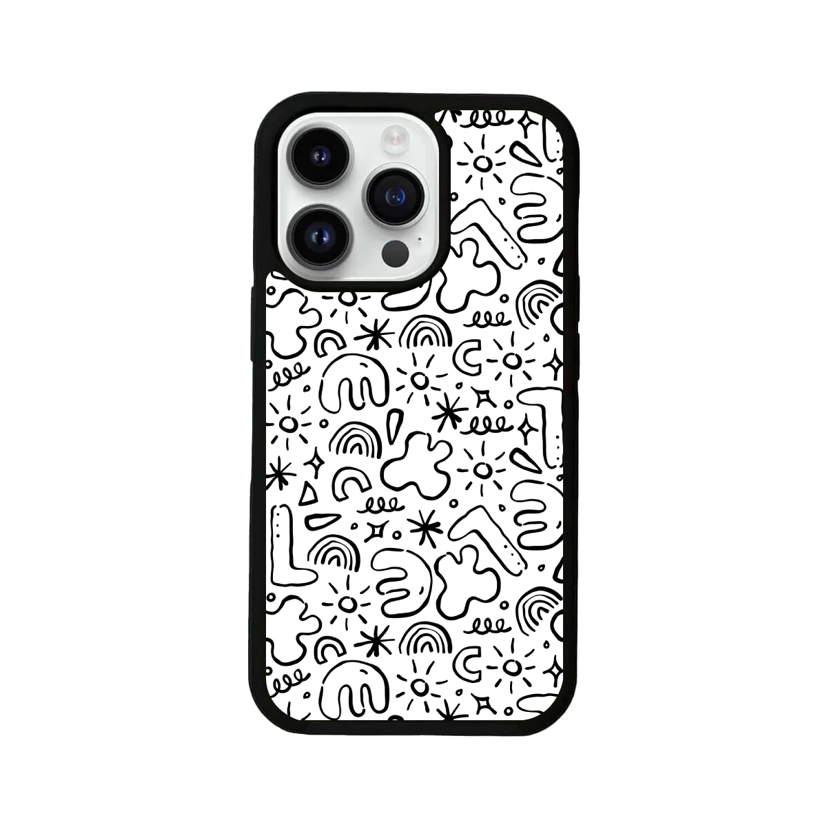 Doodle Abstract Art iPhone Cover