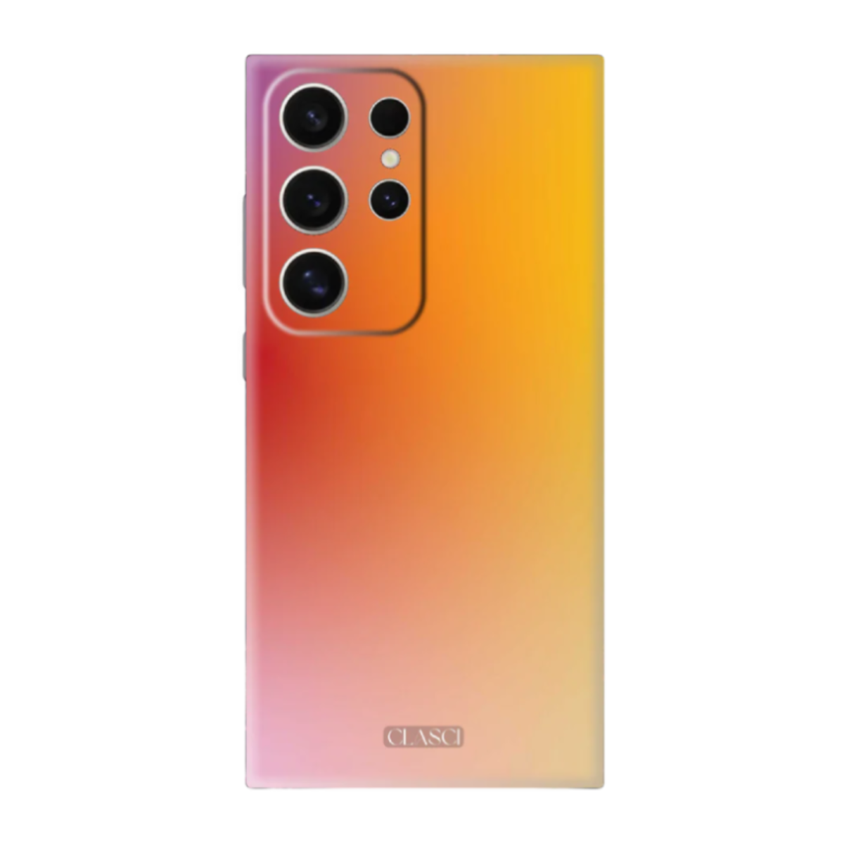 My Pride Abstract Orange Gradient Silicone Phone Case