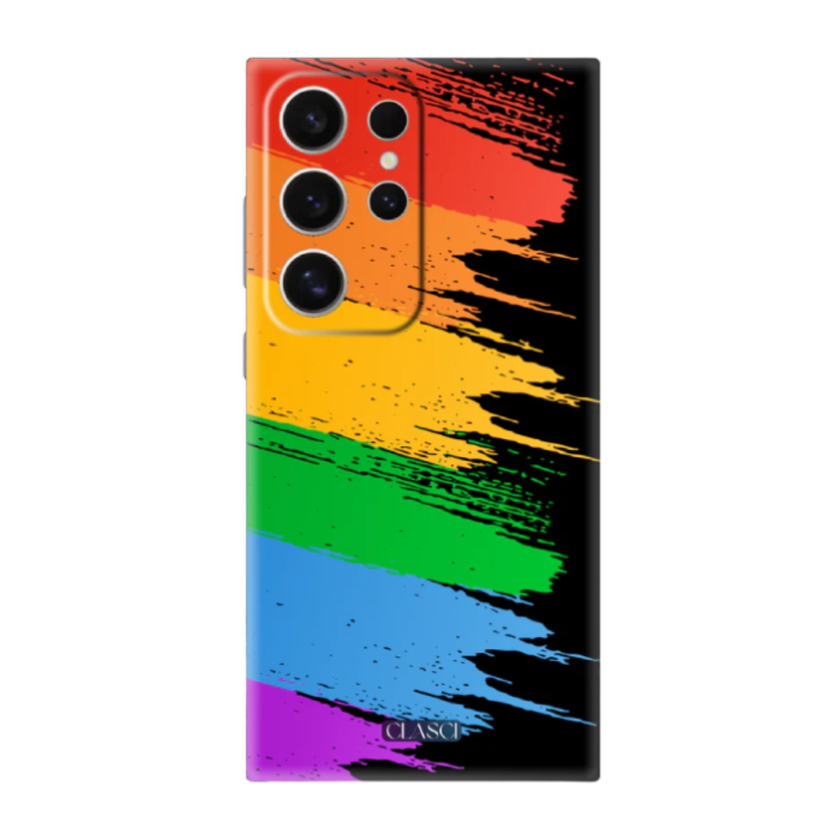 My Pride Rainbow Texture Silicone Phone Case