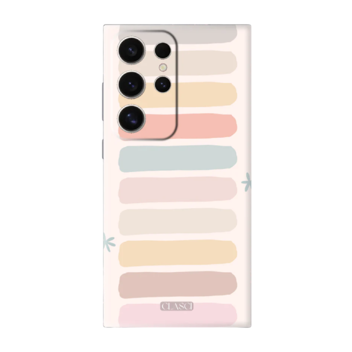Pastel Color Abstract Shapes Solid Silicone Phone Case