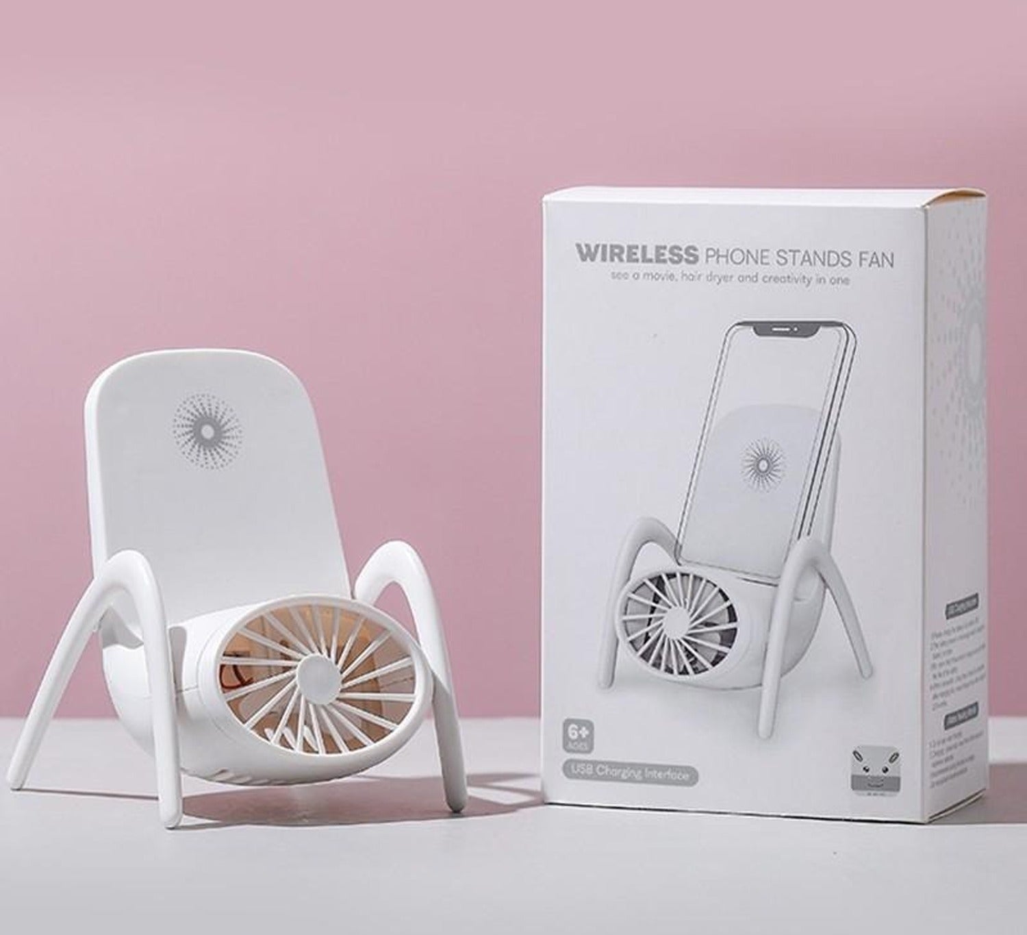 Portable Mobile Phone Holder Fan