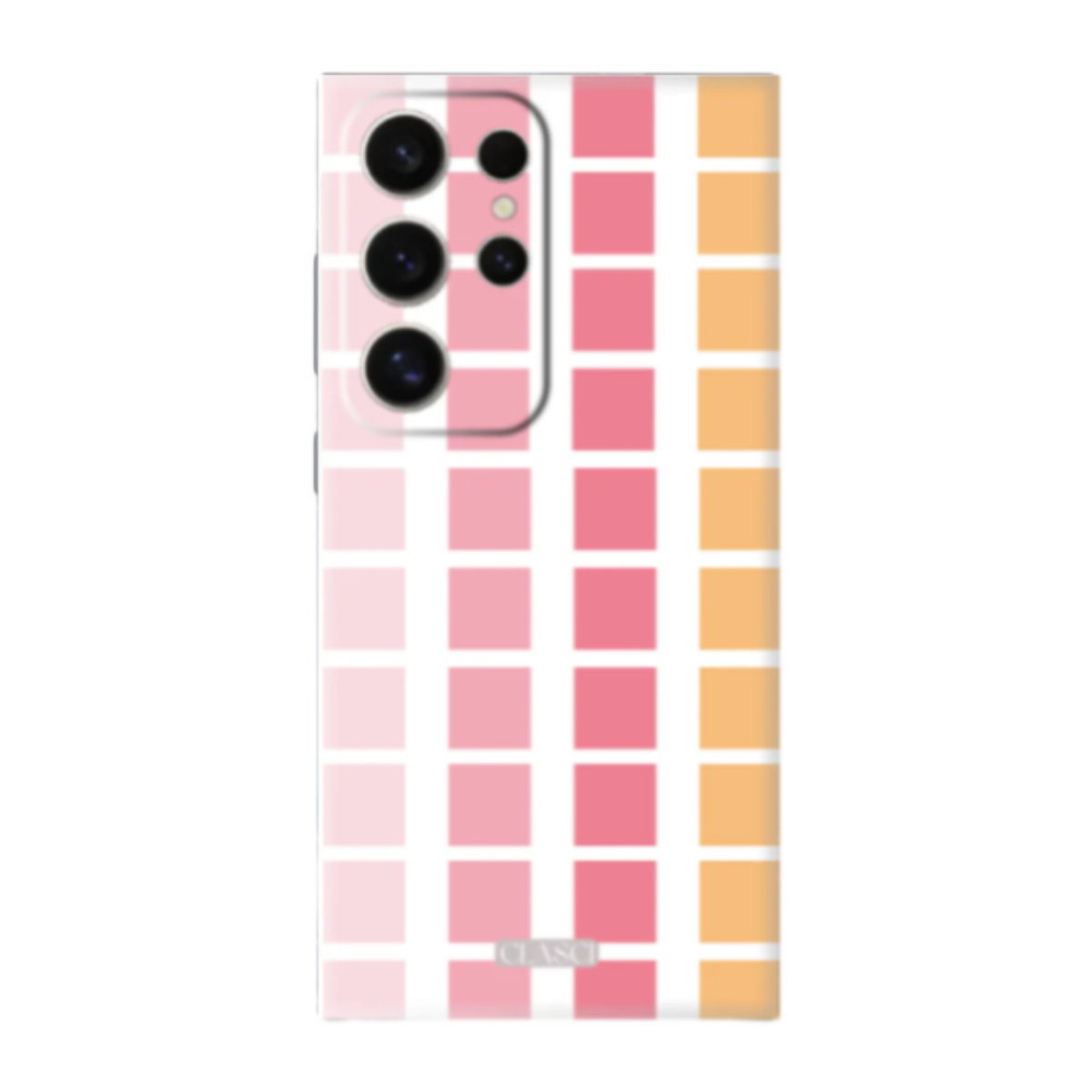 Pink Color Shades Palette Silicone Phone Case