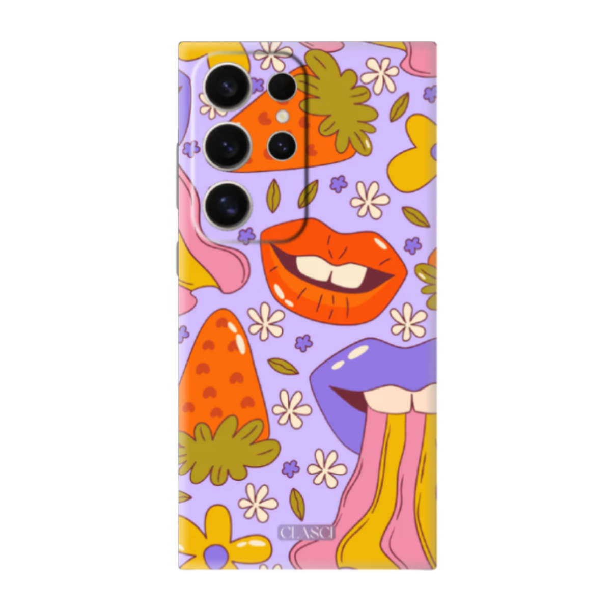 Psychedelic Hippy Phone Cover, Slim and Lightweight