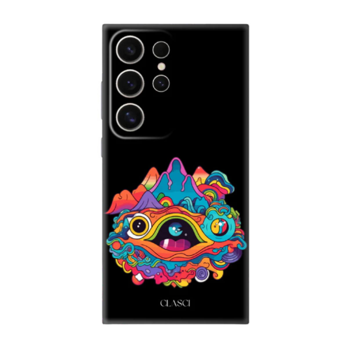 Psychedelic Monster Art Phone Cover, Slim and Lightweight