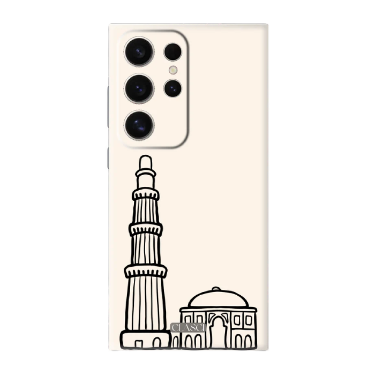 Qutub Minar Phone Cover, Slim and Lightweight