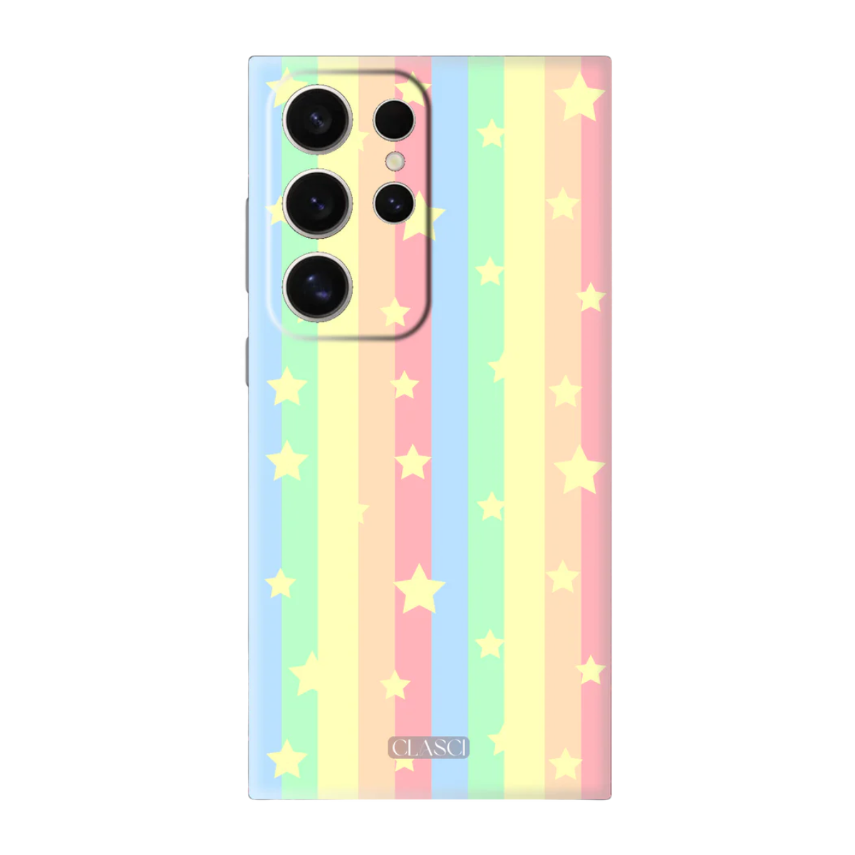 Rainbow Star Phone Cover, Slim and Lightweight