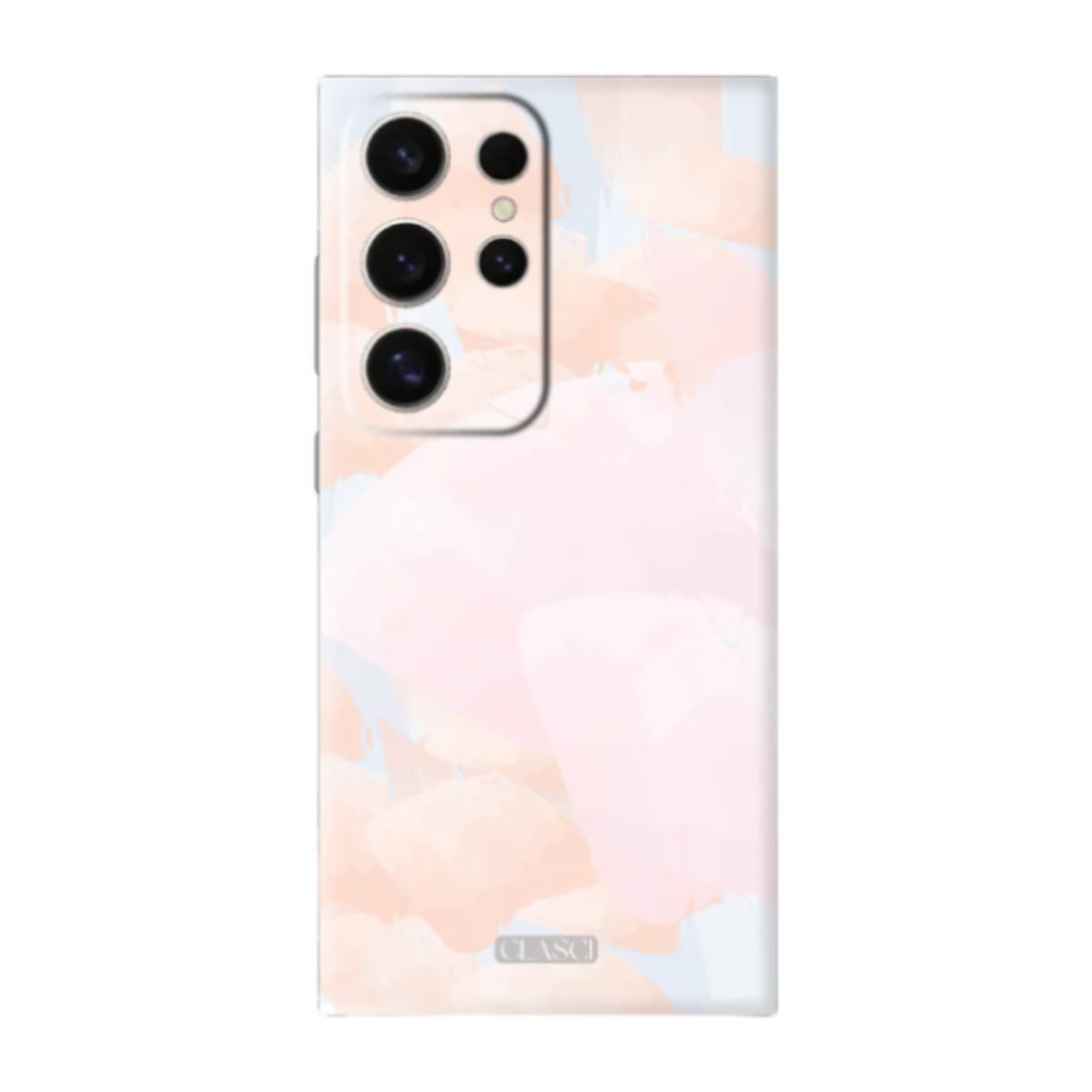 Pink Cloud With A Blue Sky Pattern Silicone Phone Case