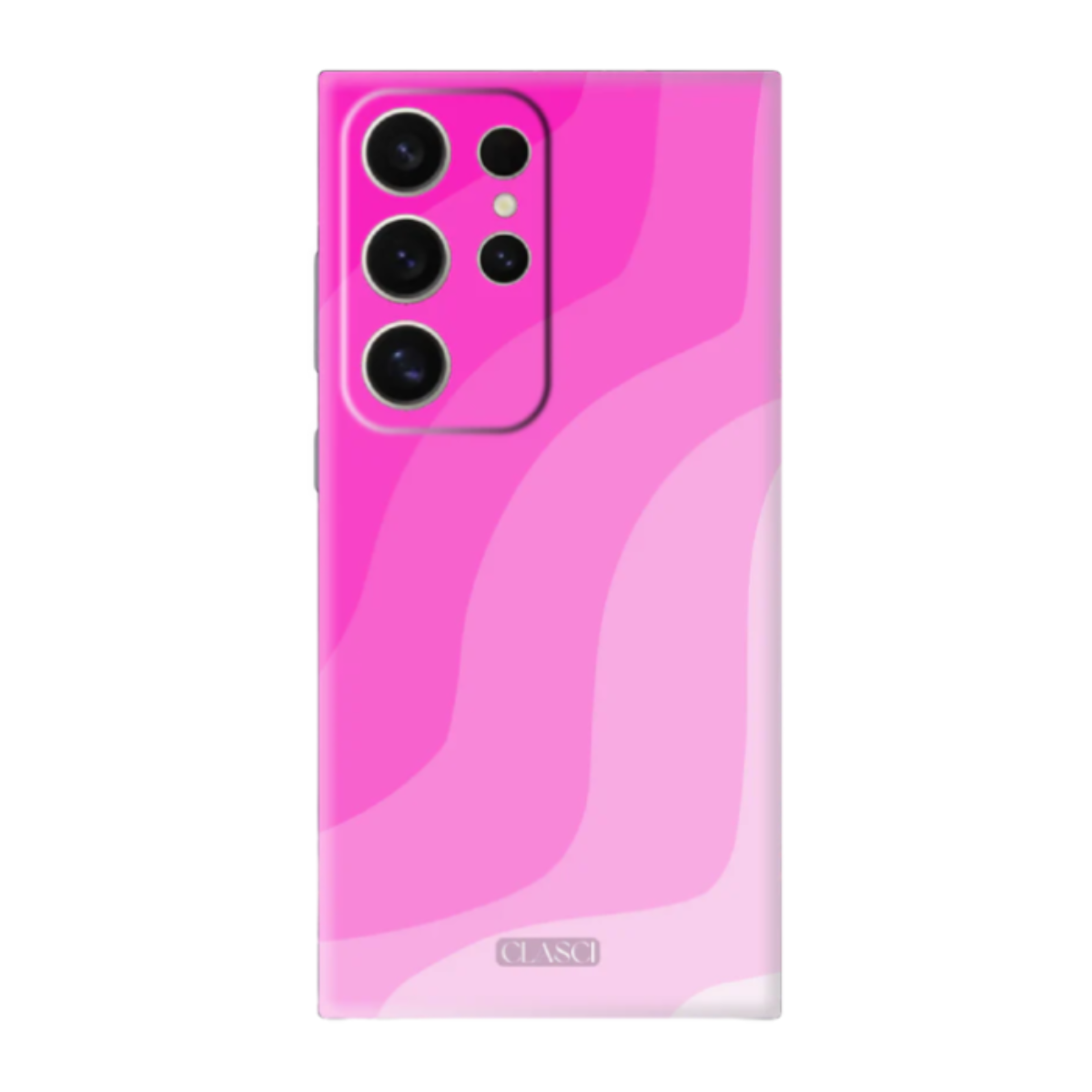 Stunning Wavy Pink Gradient Solid Silicone Phone Case