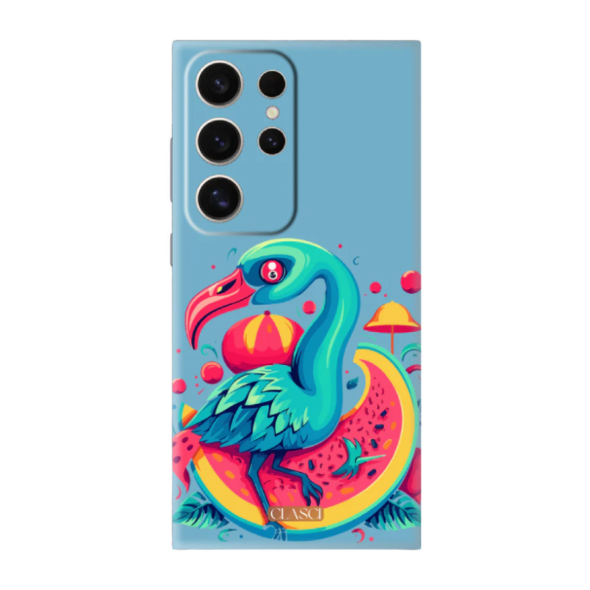 Trippy Bird Pride Silicone Phone Case