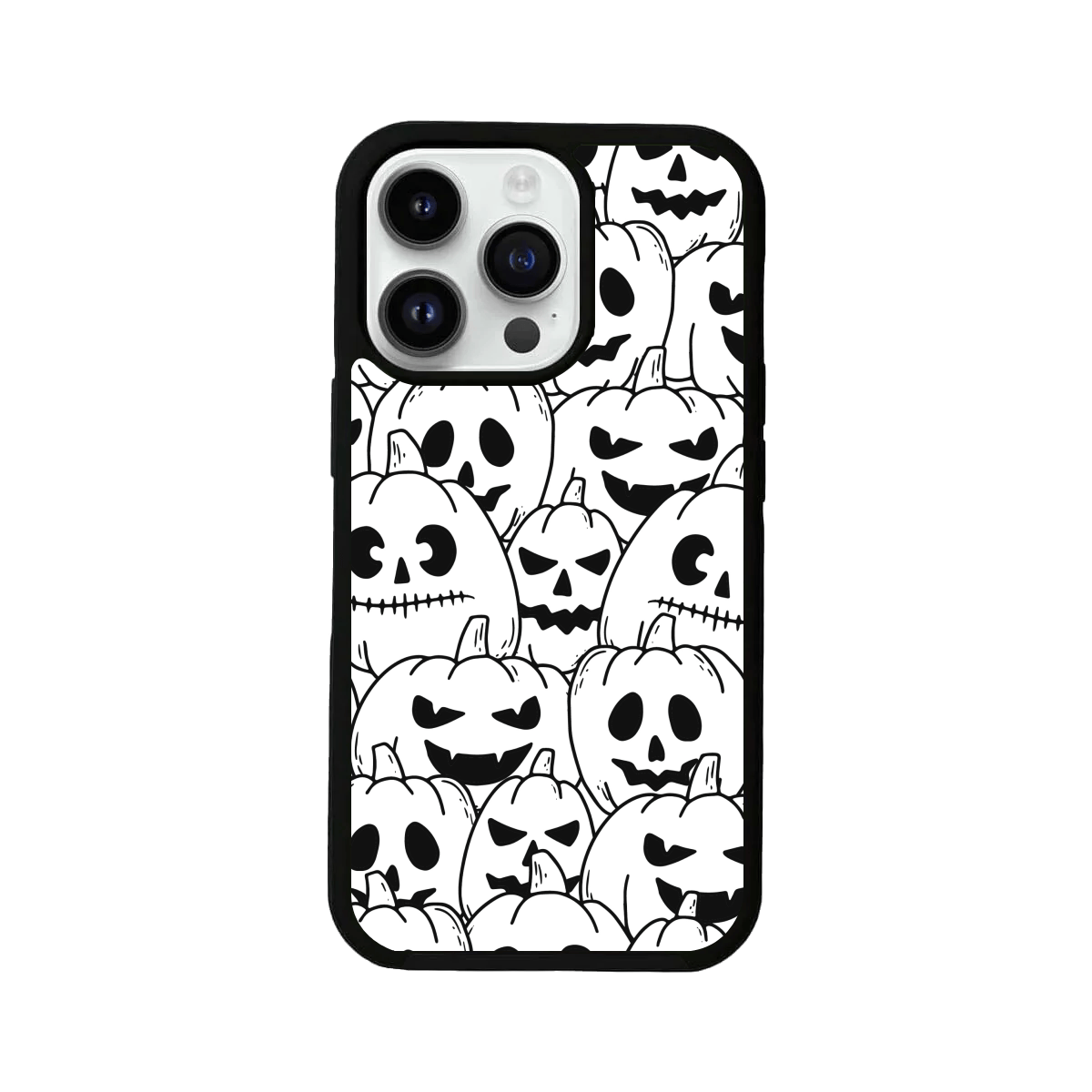Black Halloween Glass Case
