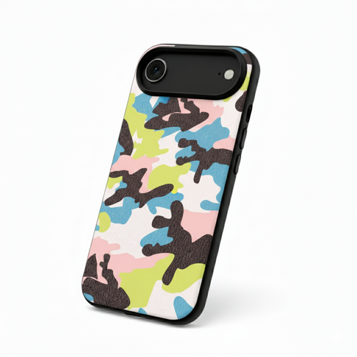 Pink Lime Camo iPhone Cover