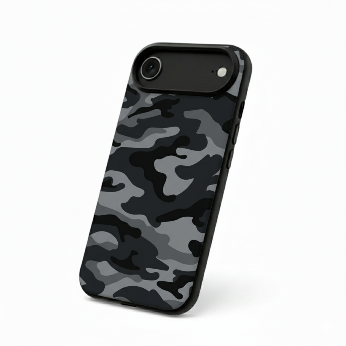 Black Camouflage iPhone Cover
