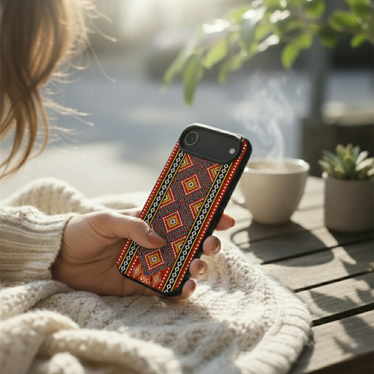 Oriental Ikat iPhone Cover