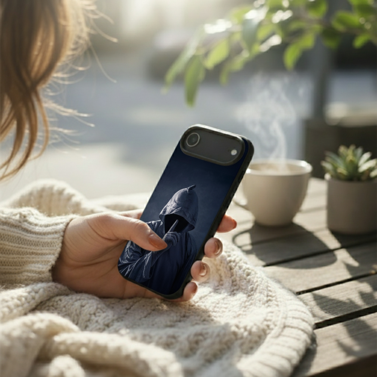 Hooded Cloak iPhone Cover