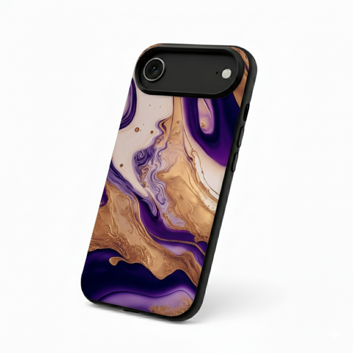 Purple Marble iPhone Cover