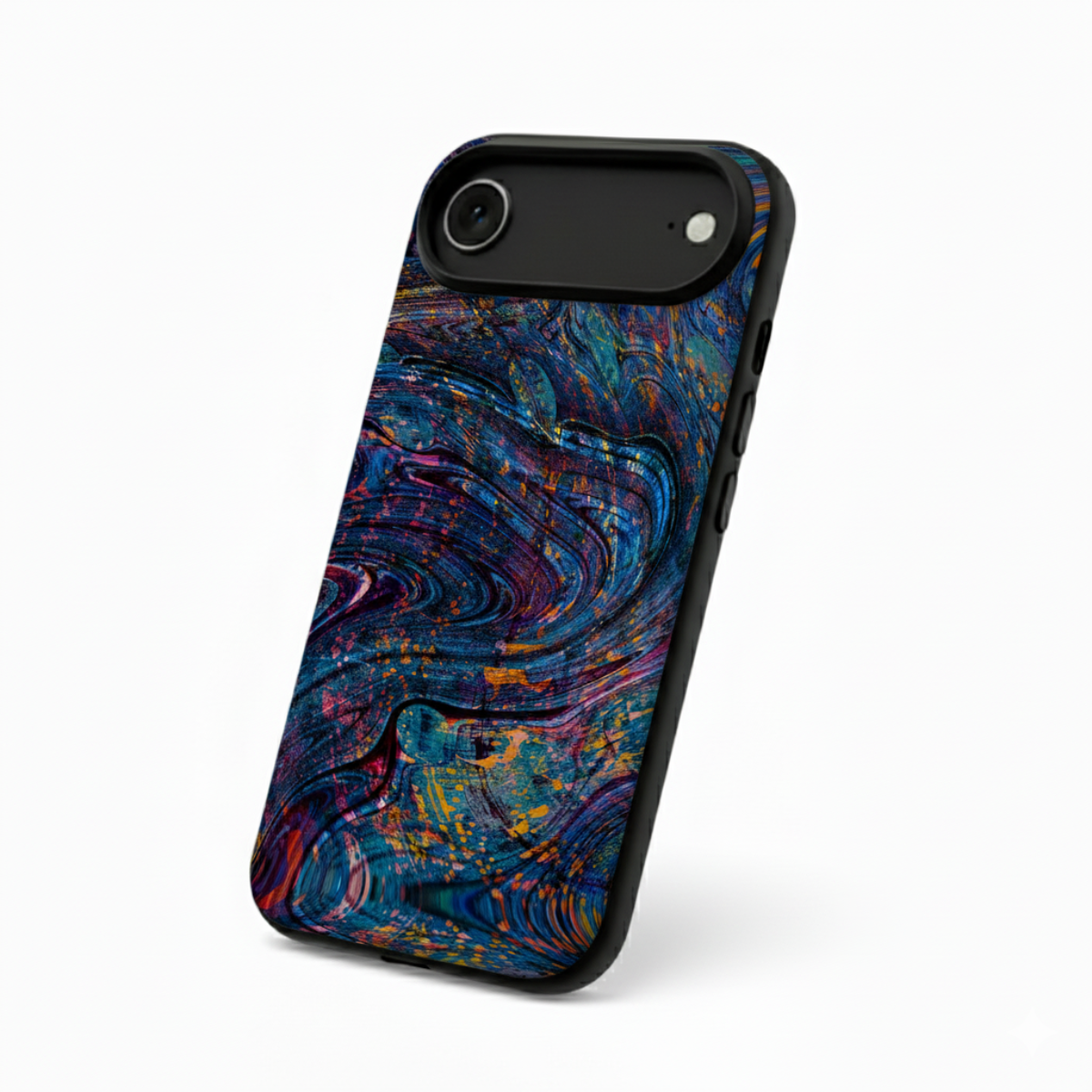 Grunge Blue iPhone Cover