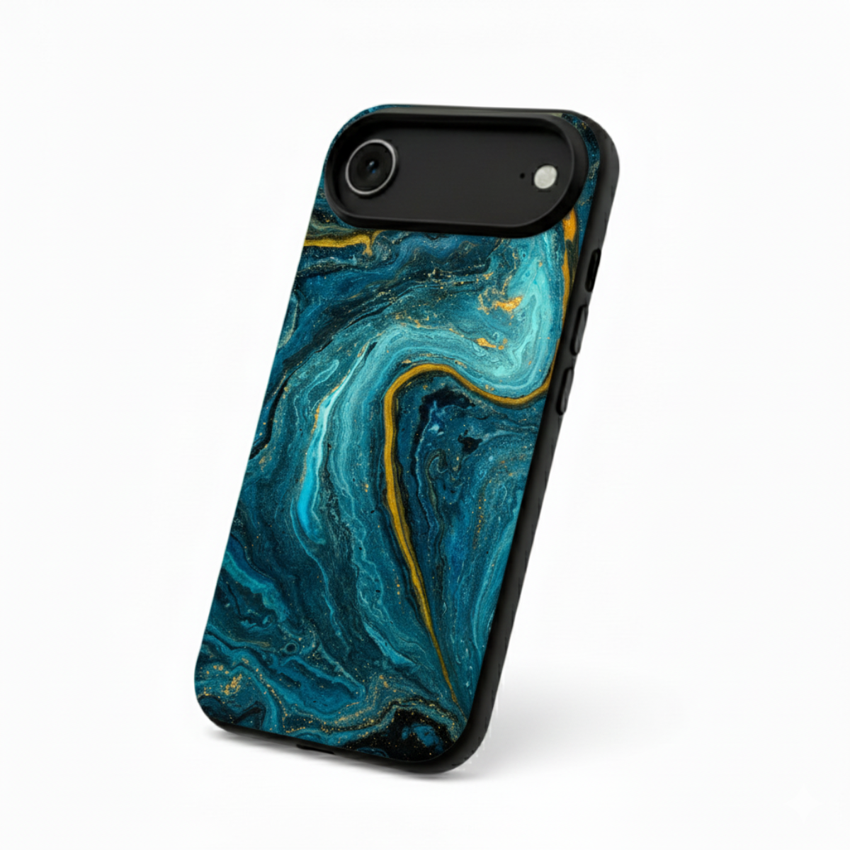 Jade Blue Marble iPhone Cover