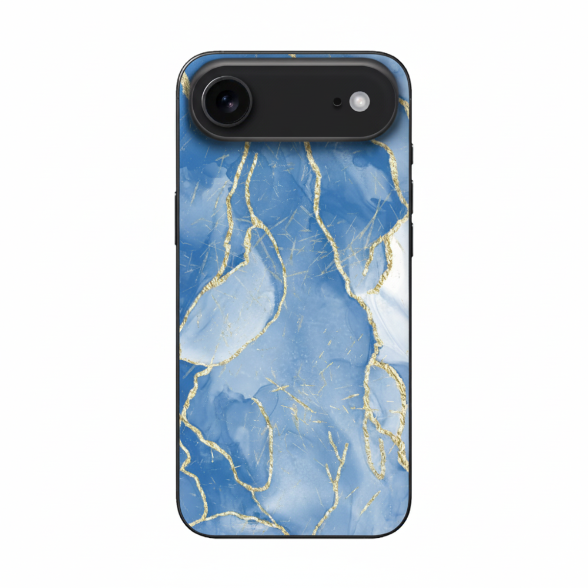 Blue Decor Marble iPhone Cover