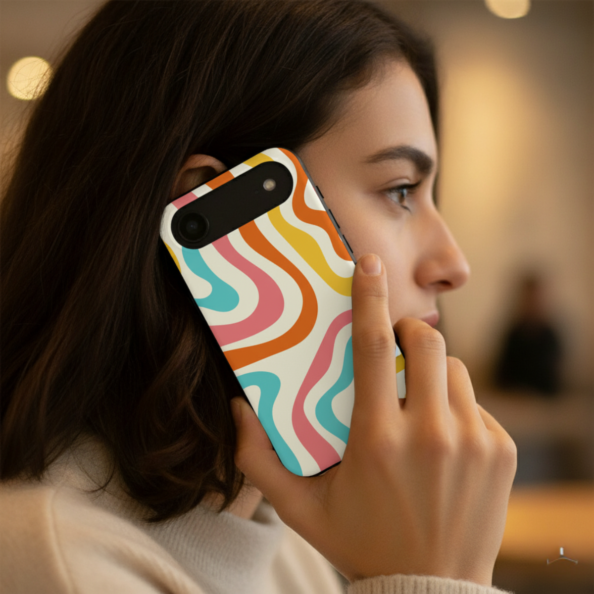 Curve Strips iPhone Cover