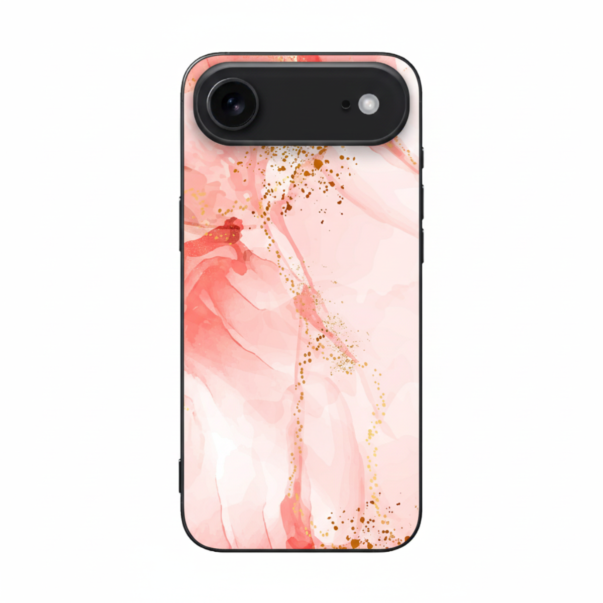 Coral Pink Marble Cover, Durable and Lightweight